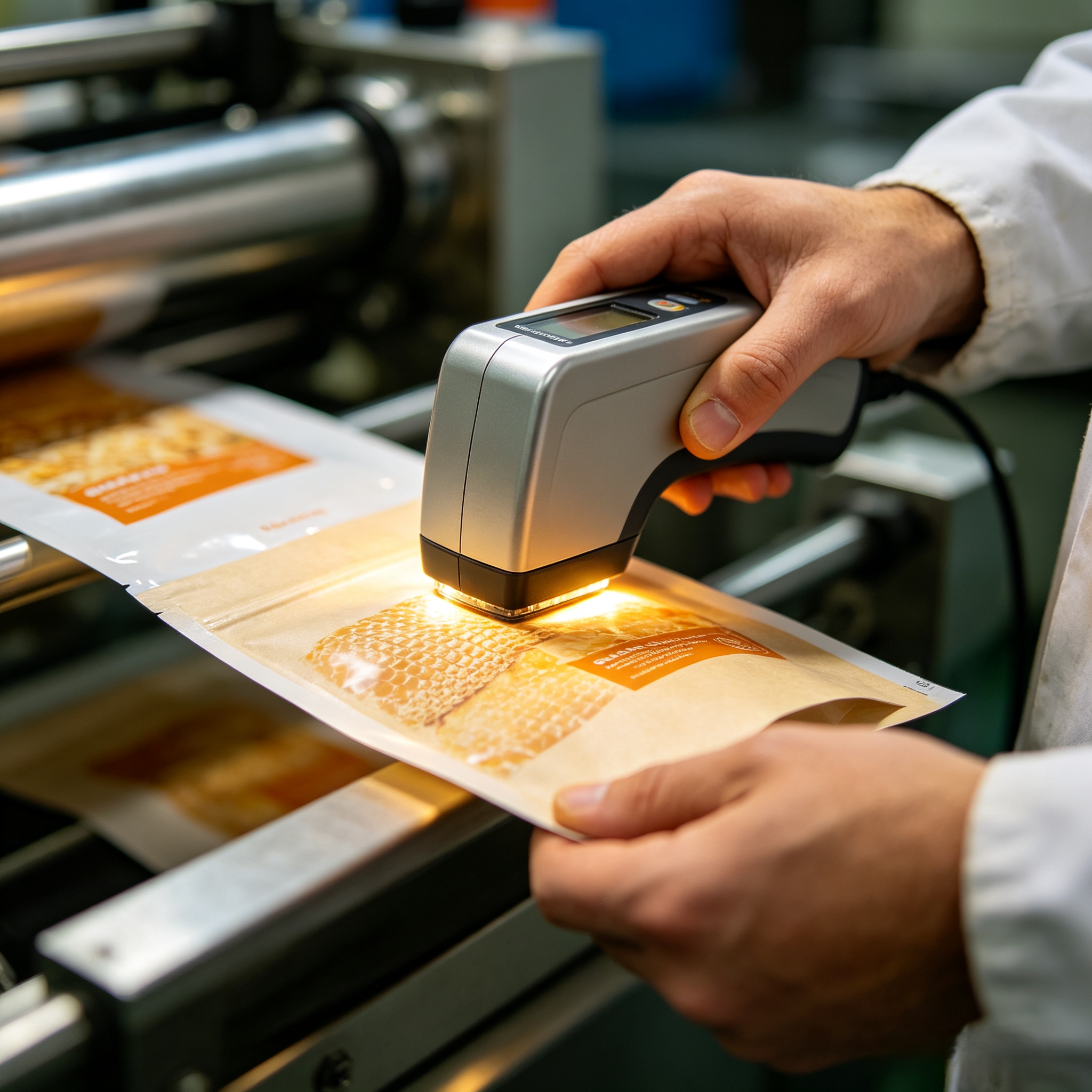 Delta E color control printing