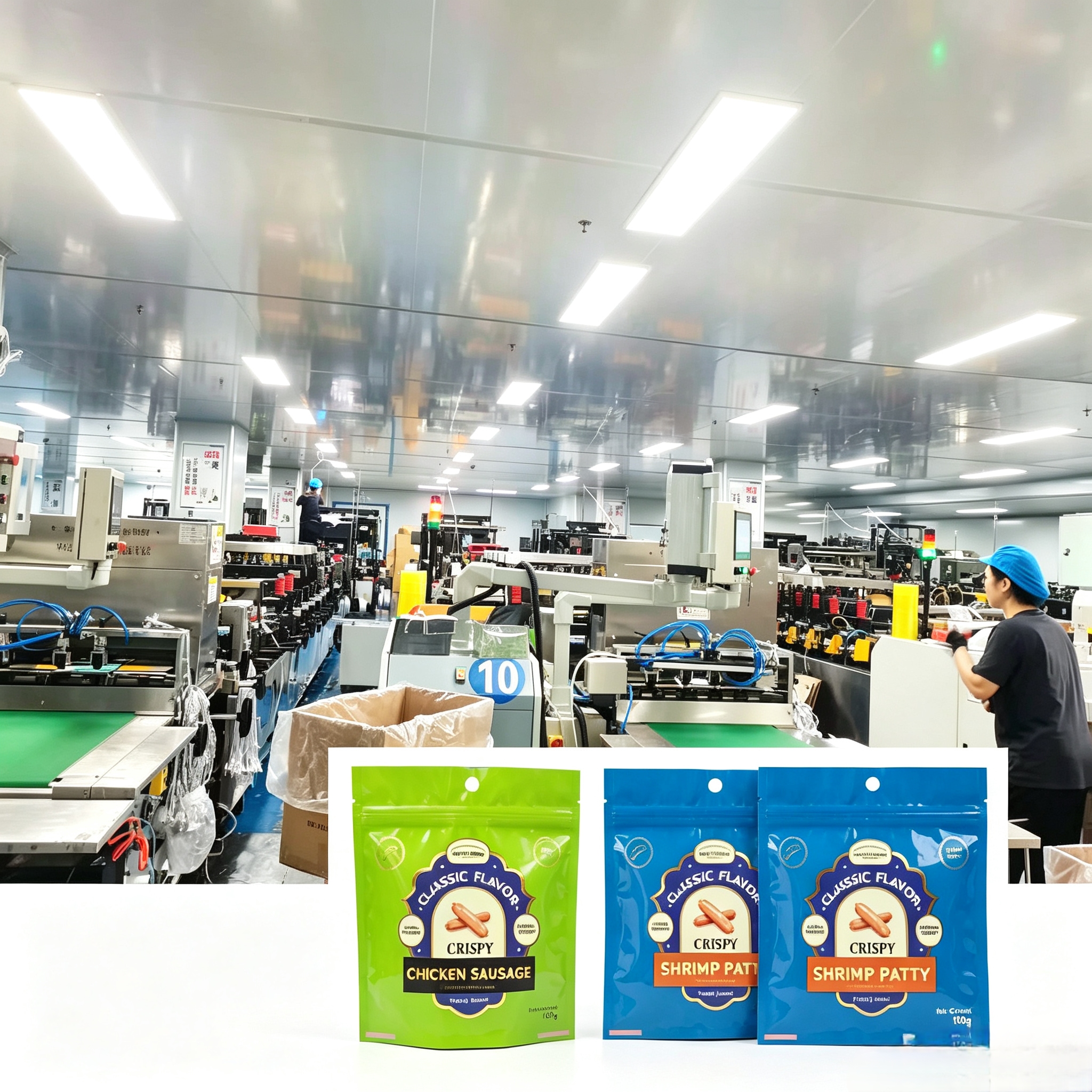 Custom food flexible packaging for Southeast Asian market